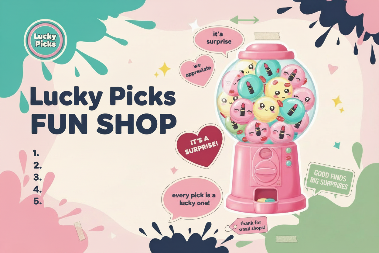 Lucky Picks Fun Shop - Numbered List